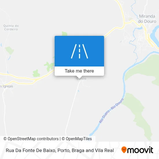 Rua Da Fonte De Baixo map