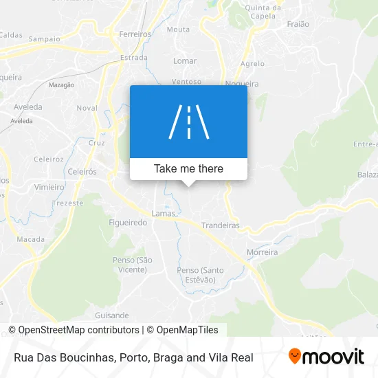 Rua Das Boucinhas map