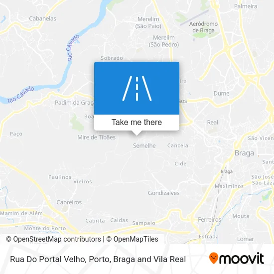 Rua Do Portal Velho map