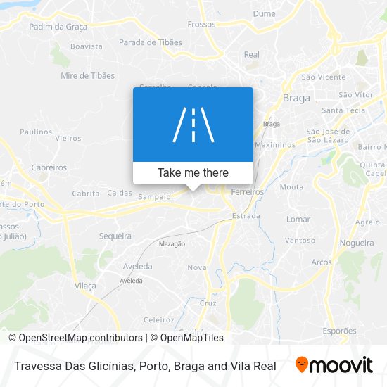 Travessa Das Glicínias mapa