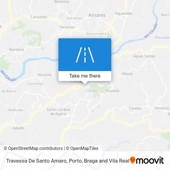 Travessa De Santo Amaro map