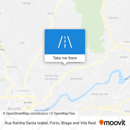 Rua Rainha Santa Isabel map