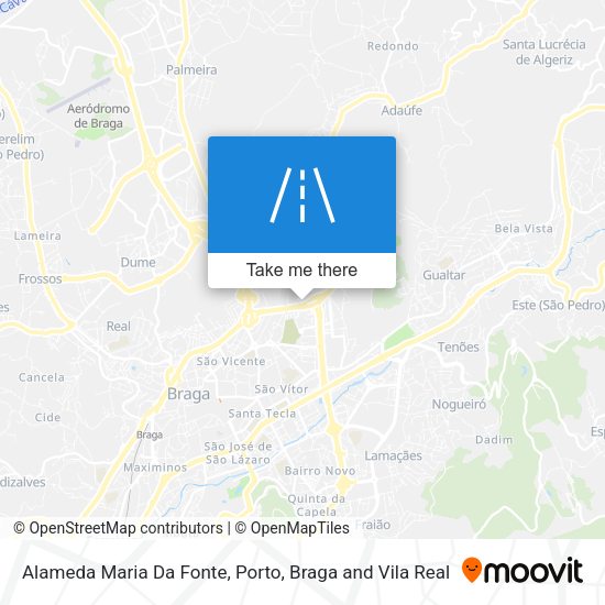 Alameda Maria Da Fonte mapa