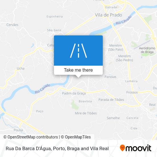 Rua Da Barca D'Água map
