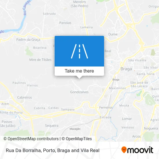 Rua Da Borralha map