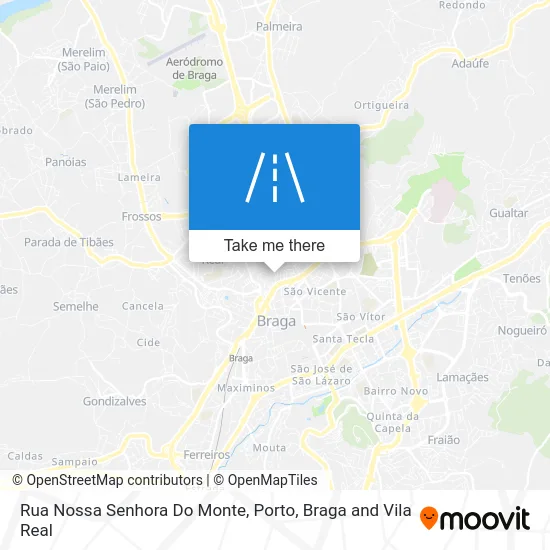 Rua Nossa Senhora Do Monte map