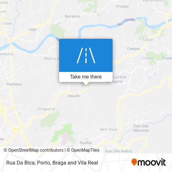 Rua Da Bica map