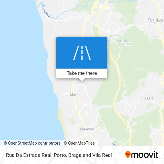 Rua Da Estrada Real map