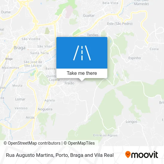 Rua Augusto Martins map