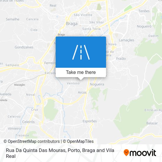 Rua Da Quinta Das Mouras map