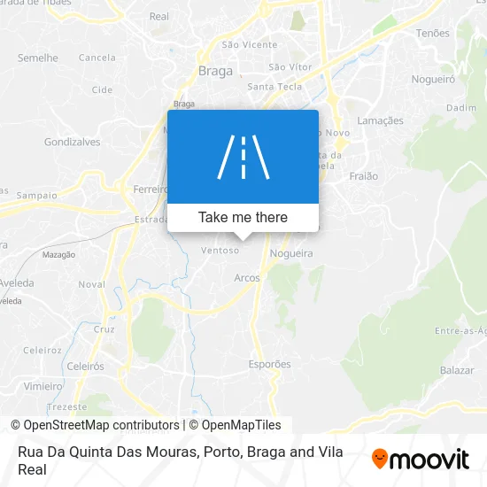 Rua Da Quinta Das Mouras map
