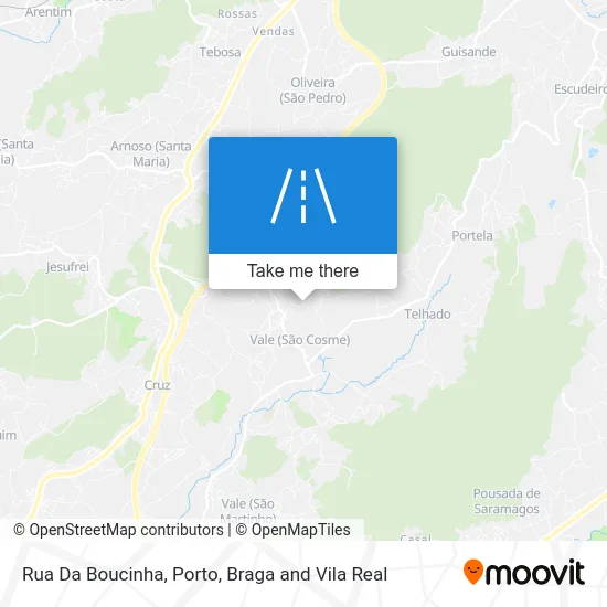 Rua Da Boucinha map