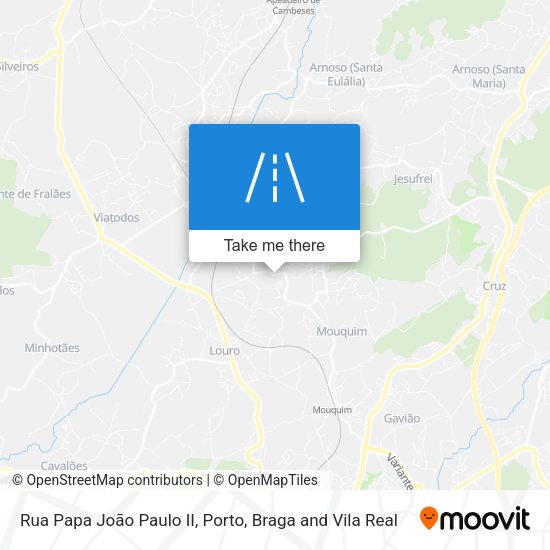 Rua Papa João Paulo II map