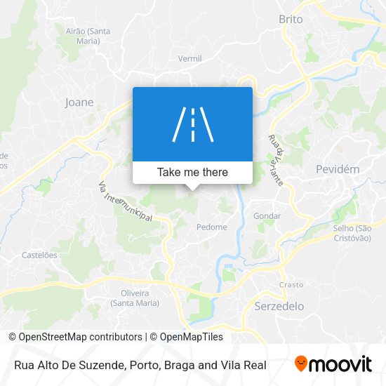 Rua Alto De Suzende mapa