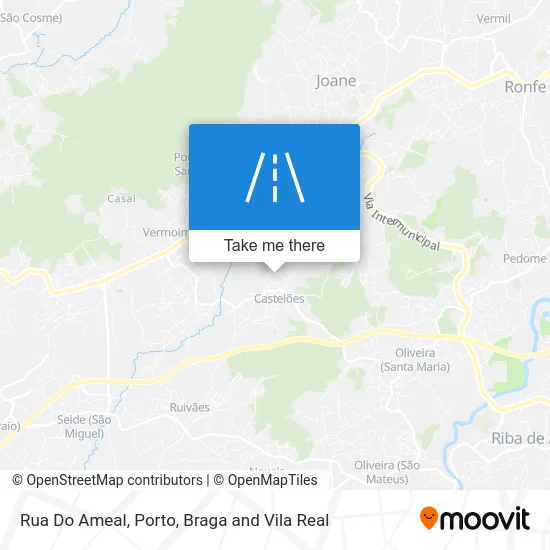 Rua Do Ameal map