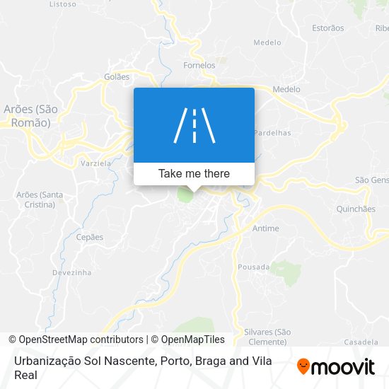 Urbanização Sol Nascente map