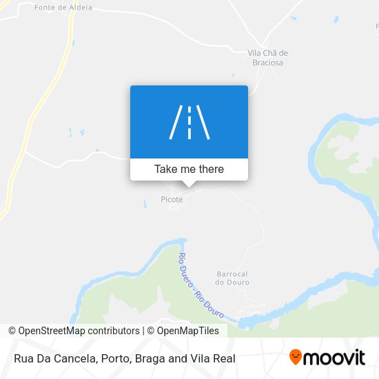 Rua Da Cancela mapa