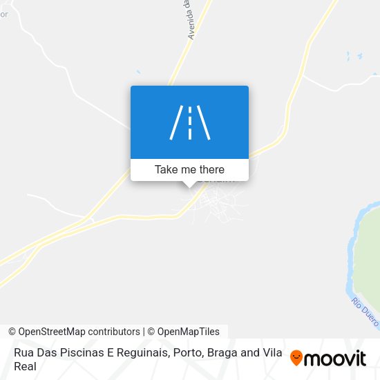 Rua Das Piscinas E Reguinais mapa
