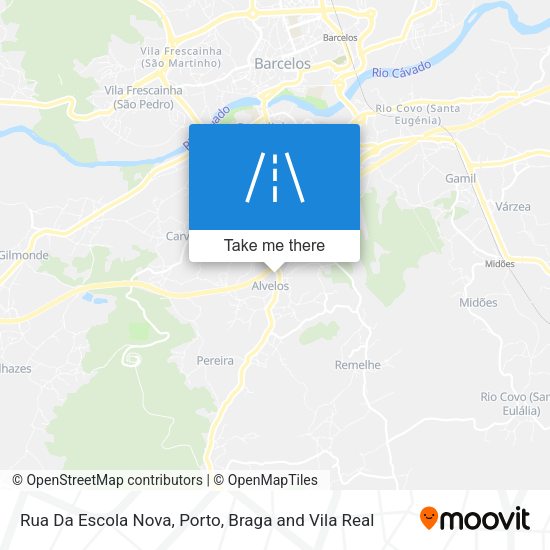Rua Da Escola Nova mapa