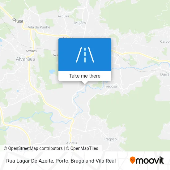Rua Lagar De Azeite map