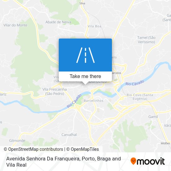 Avenida Senhora Da Franqueira map