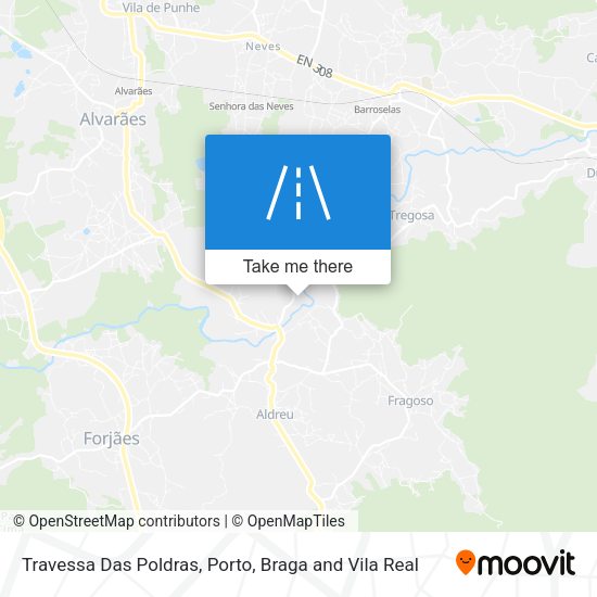 Travessa Das Poldras mapa