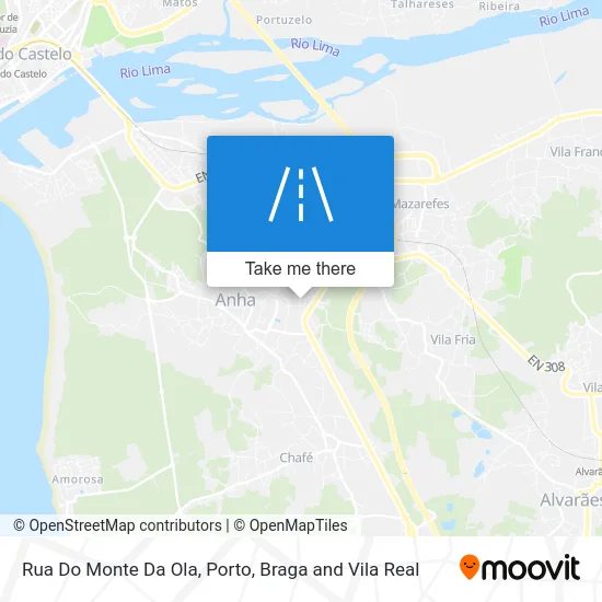 Rua Do Monte Da Ola map