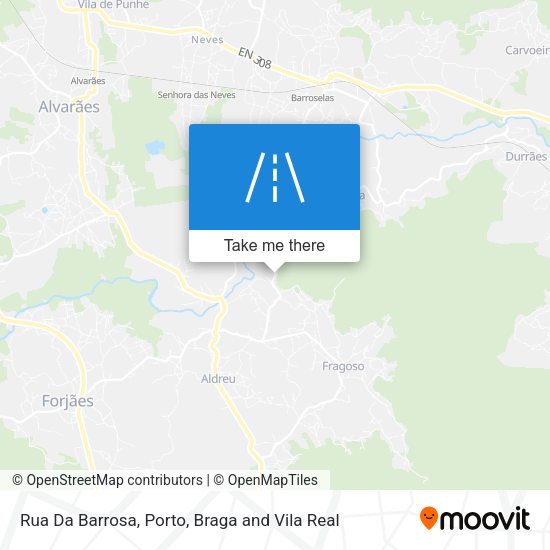 Rua Da Barrosa mapa