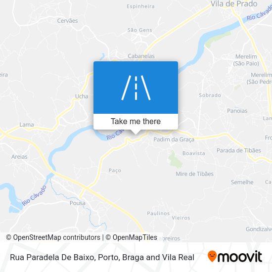 Rua Paradela De Baixo mapa