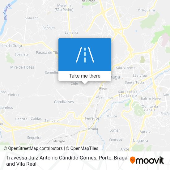 Travessa Juiz António Cândido Gomes map