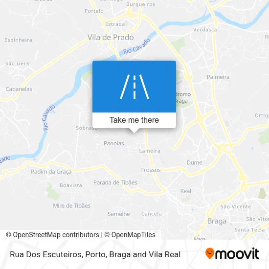 Rua Dos Escuteiros map