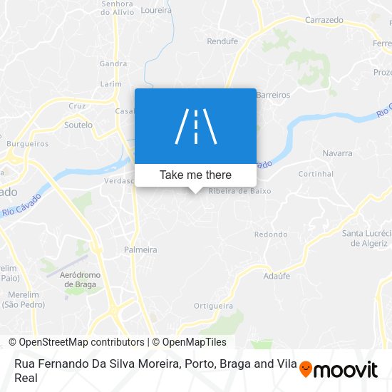 Rua Fernando Da Silva Moreira mapa