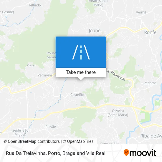 Rua Da Trelavinha map