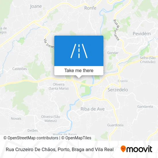 Rua Cruzeiro De Chãos map