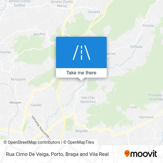 Rua Cimo De Veiga map