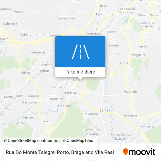 Rua Do Monte Talegre map