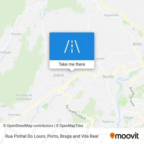 Rua Pinhal Do Louro map