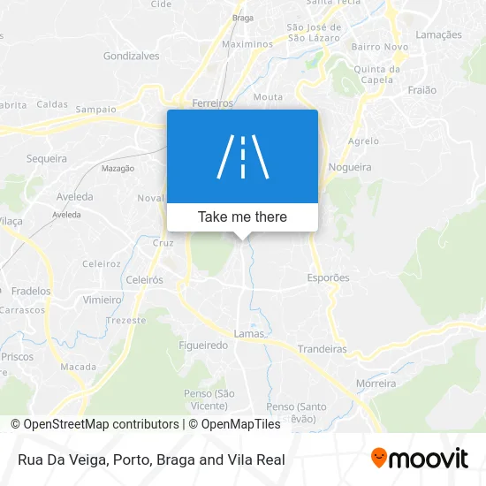 Rua Da Veiga map