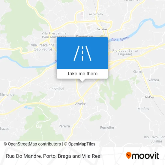 Rua Do Mandre map