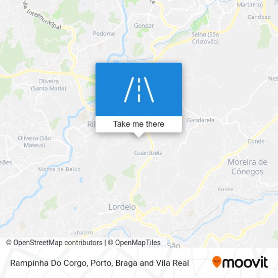 Rampinha Do Corgo map