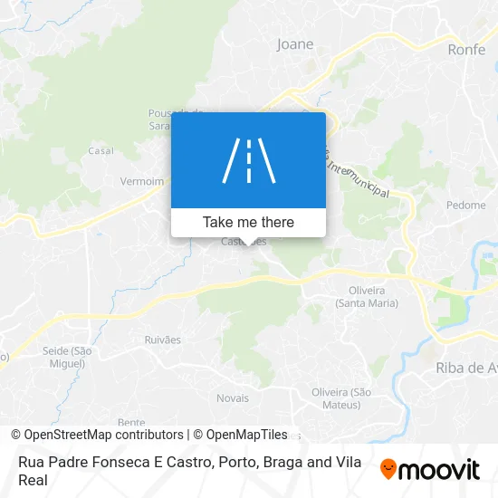 Rua Padre Fonseca E Castro map