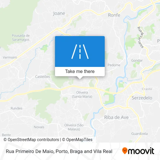 Rua Primeiro De Maio map