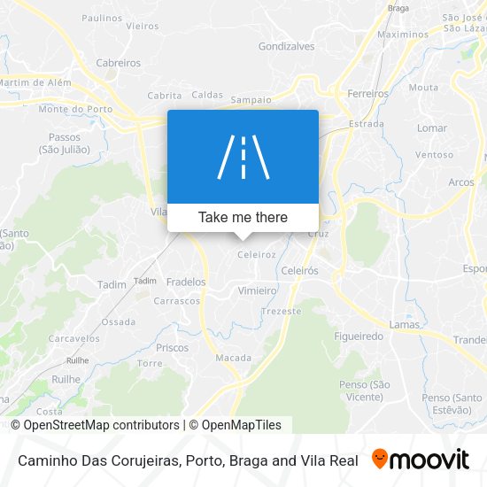 Caminho Das Corujeiras mapa