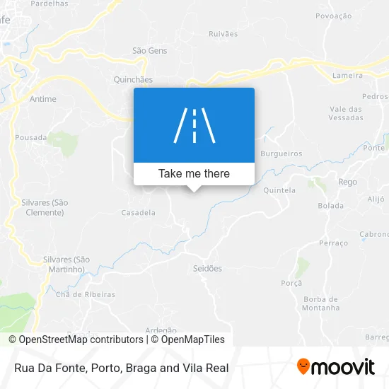 Rua Da Fonte map