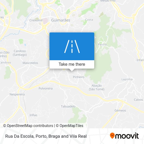 Rua Da Escola mapa