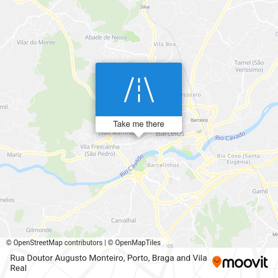 Rua Doutor Augusto Monteiro map