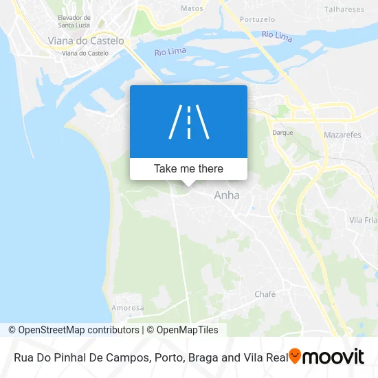 Rua Do Pinhal De Campos map