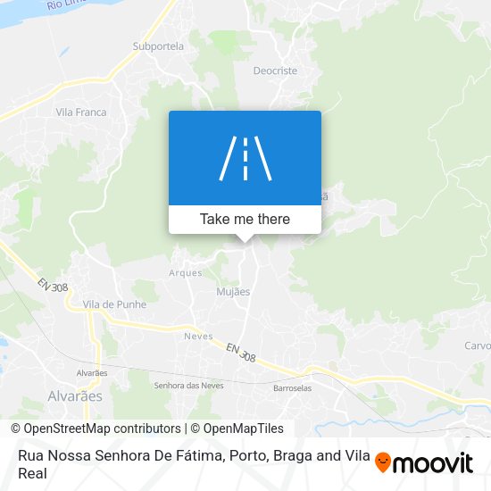 Rua Nossa Senhora De Fátima mapa