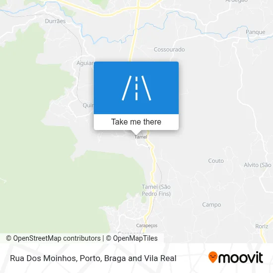 Rua Dos Moinhos map