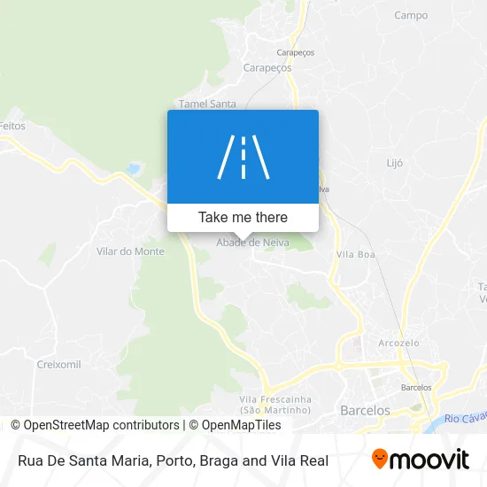 Rua De Santa Maria map